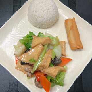 Mixed Vegetables with Beancurd 时菜豆腐 Lunch Special