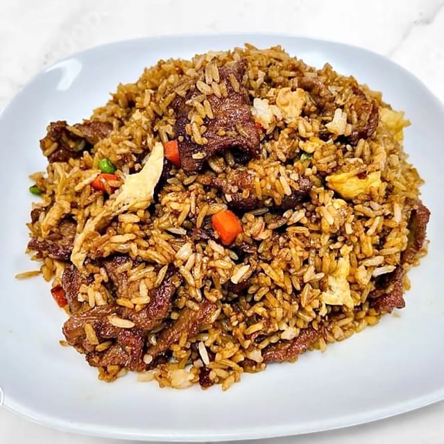 Beef Fried Rice 牛肉炒饭.