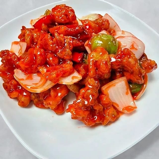 Fish Fillet with Sweet and Sour Sauce 糖醋鱼花.
