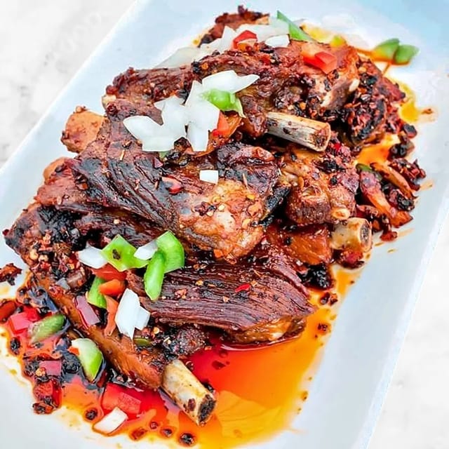 House Special Grilled Pork Ribs 巴国特色烤排骨.