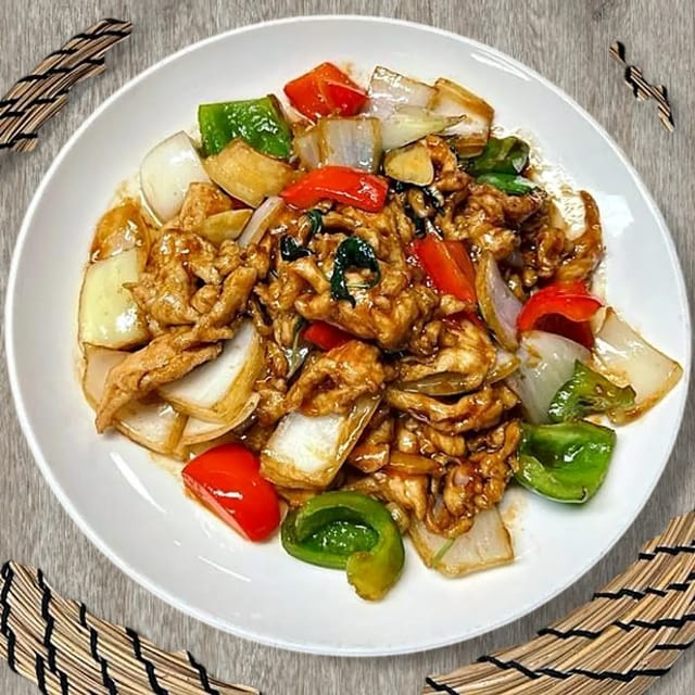 Basil Chicken 九层塔鸡.