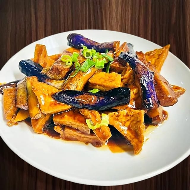 Eggplant Tofu 茄子豆腐.