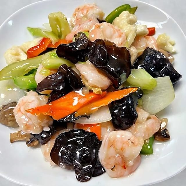 Shrimp with Mixed Vegetables 杂菜虾.