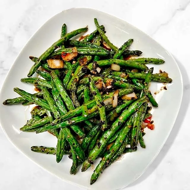 Sautéed String Beans 干煸四季豆.