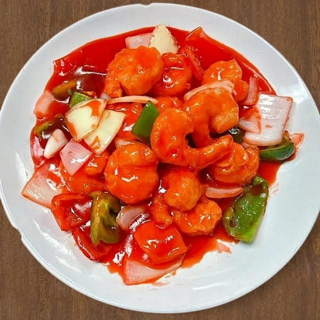 Sweet and Sour Shrimp 甜酸虾.