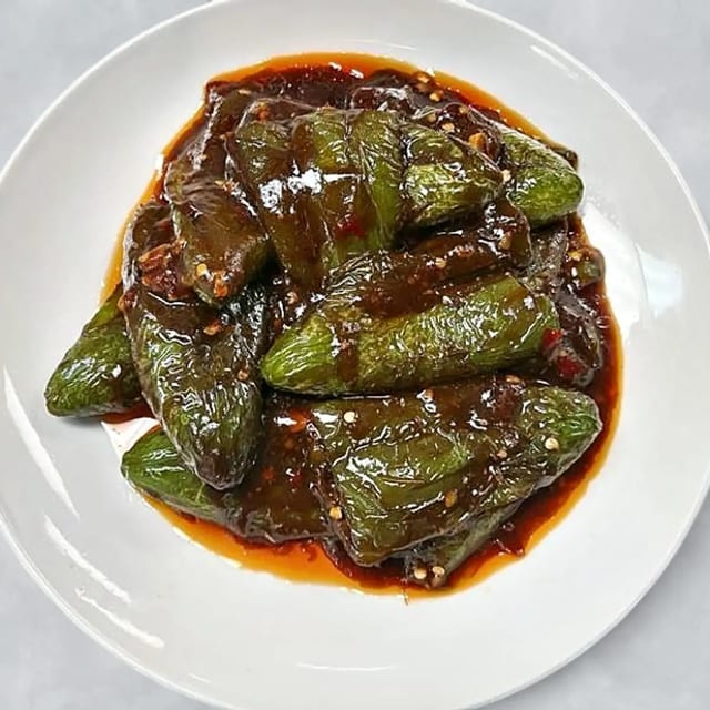 Fried Green Pepper 虎皮尖椒 帅.
