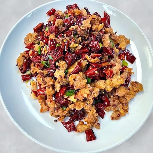 Chongqing Popcorn Chicken 重庆辣子鸡.