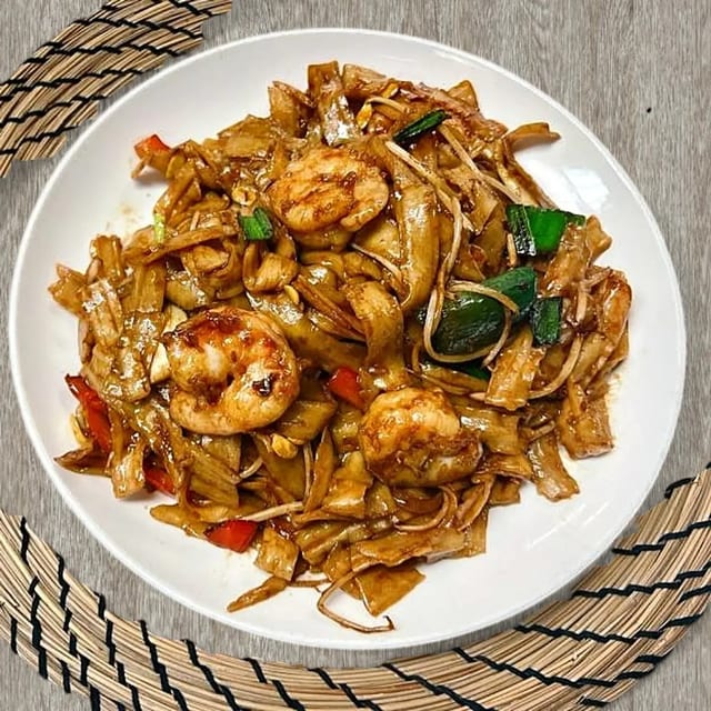 Shrimp Flat Noodle 虾刀面.