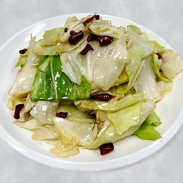 Sautéed Cabbage 炝炒包菜.