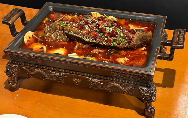 House Special Fish Hot Pot 巴国烤鱼.