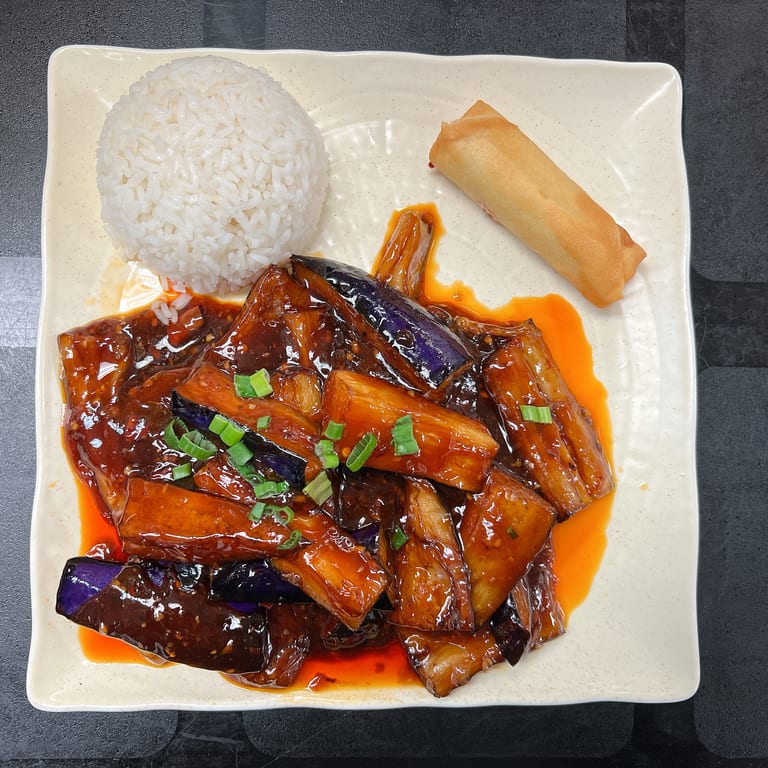 Eggplant with Garlic Sauce