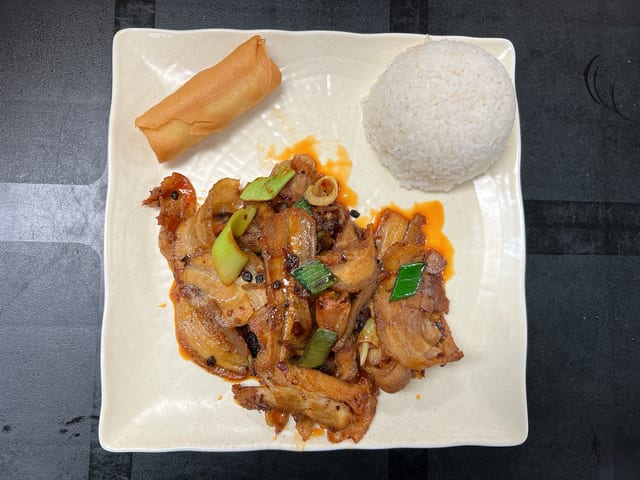 Double Cooked Pork 回锅肉 Lunch Special.