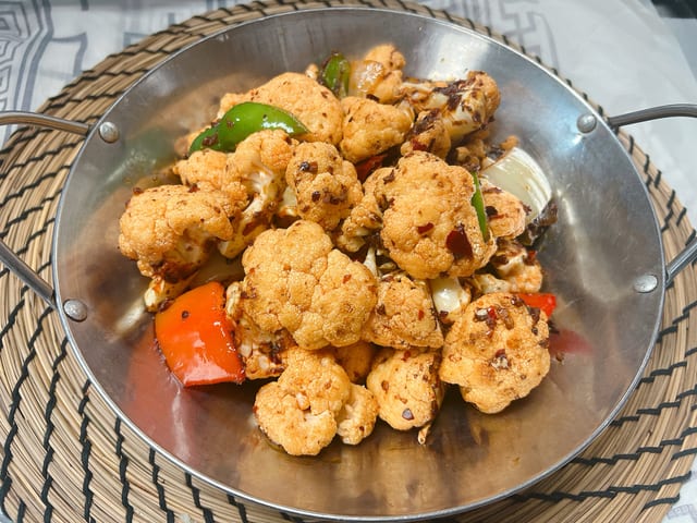 Dry Pot Cauliflower干锅花菜.