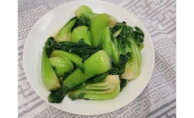 Bok Choy With Garlic 蒜炒青江菜Lunch Special.